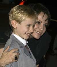 Nathan Gamble and Adriana Barraza at the Premiere of Babel Nathan Gamble and Adriana Barraza at the Premiere of Babel