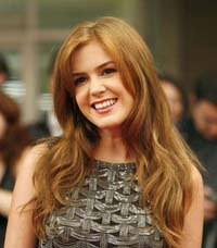 Ilsa Fisher at her boyfriend Sacha Baron Cohen