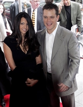 Luciana and Matt Damon at an event at the Toronto International Film Festival Luciana and Matt Damon at an event at the Toronto International Film Festival
