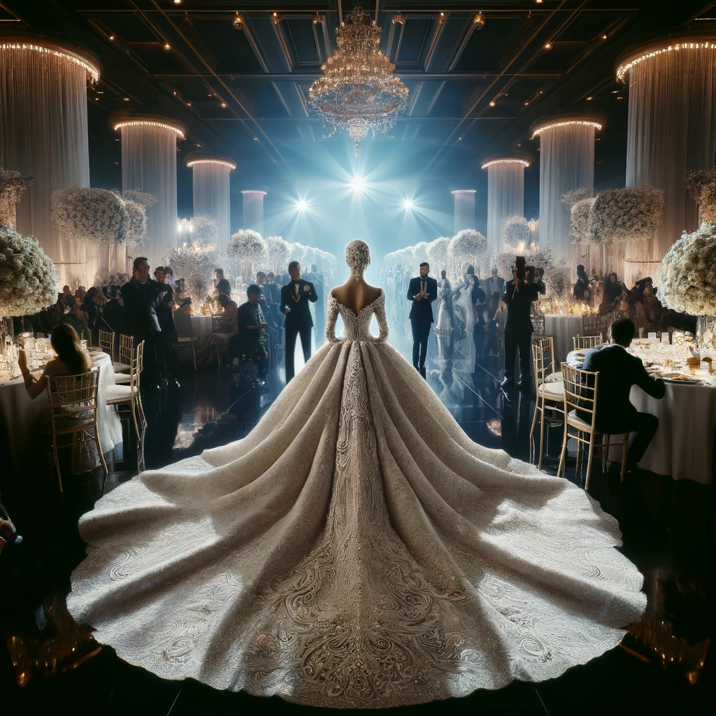 Tampilan Gaun Pengantin Viral