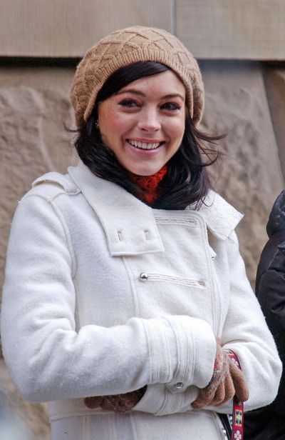Lindsay Lohan on the set of Chapter 27