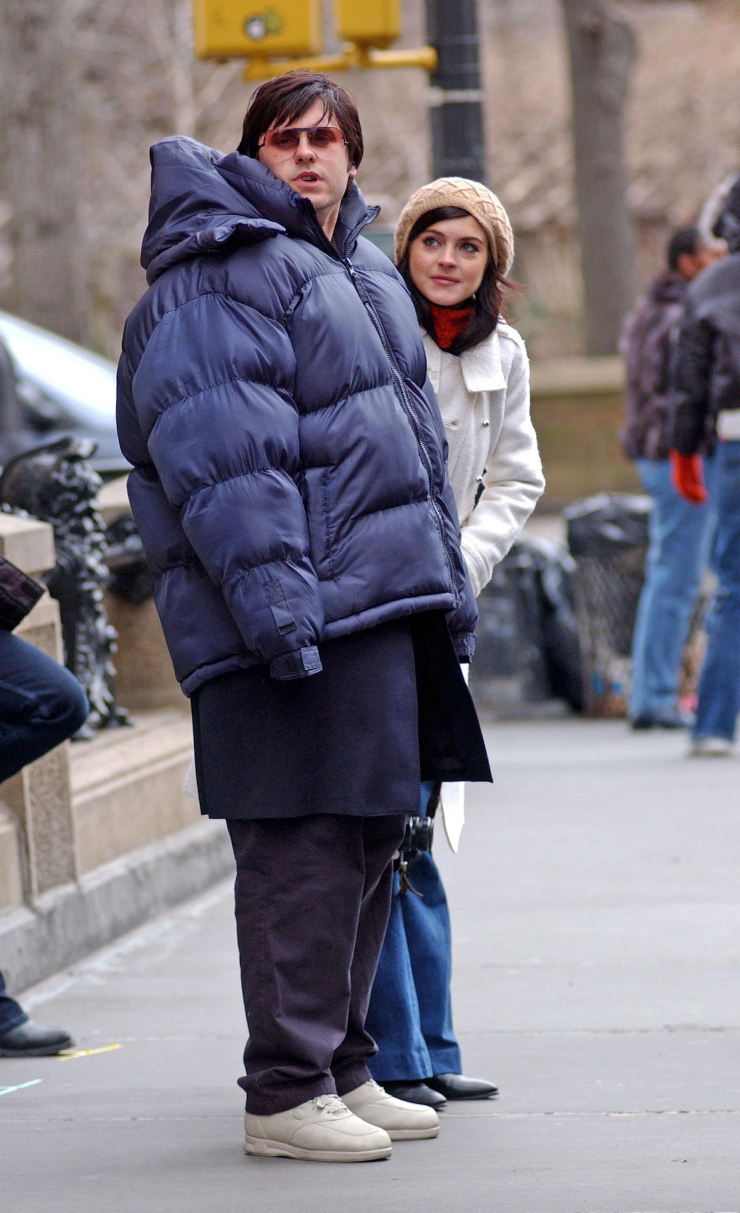 Lindsay Lohan and Jared Leto on the set of Chapter 27 Lindsay Lohan and Jared Leto on the set of Chapter 27