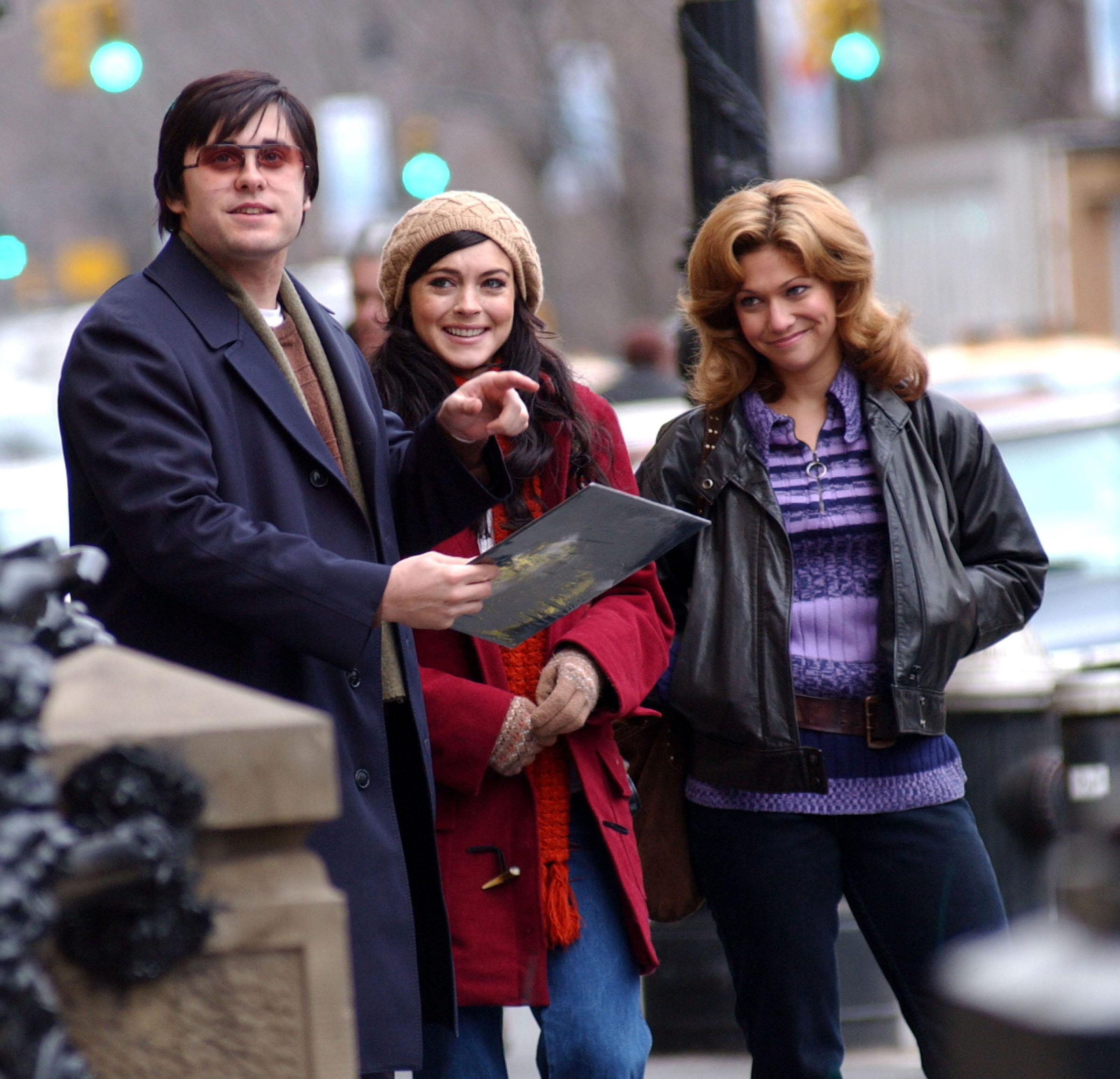 Jared Leto and Lindsay Lohan filming Chapter 27 Jared Leto and Lindsay Lohan filming Chapter 27