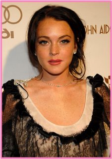Lindsay Lohan at Elton John's Oscar After party